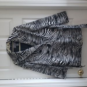 Ann Taylor Zebra Trench Coat